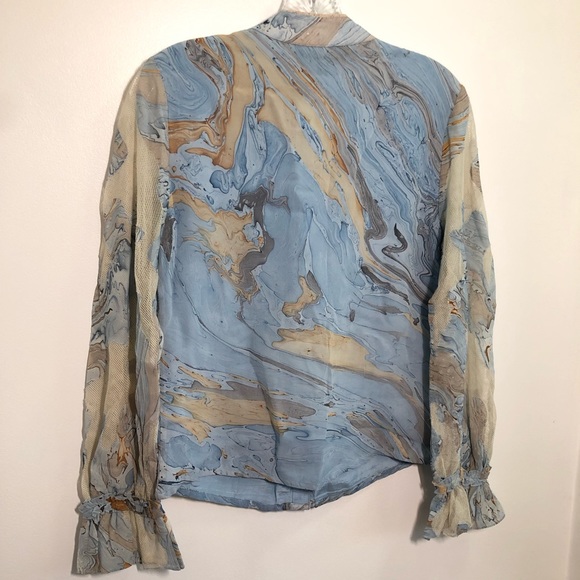 Geisha Designs Anthropologie Portia Marble blouse - Picture 11 of 12